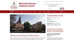 Desktop Screenshot of holyrosaryantioch.org